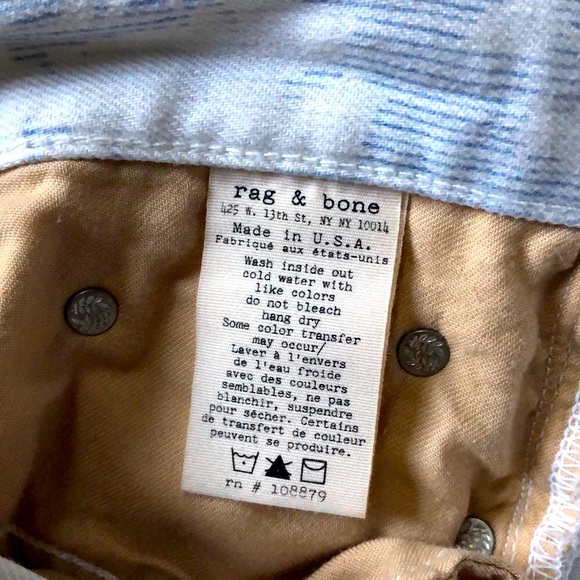 Rag & Bone Denim shorts in Kahuna Print - Picture 7 of 9